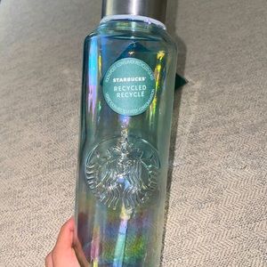 Starbucks Water Bottle 20oz Rainbow Iridescent